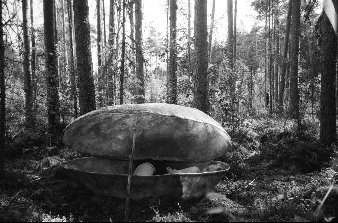 Kristīne Upīte / Kristine Upite – Shell · fiberglass, epoxy · 90x160x80cm · 2019-2023