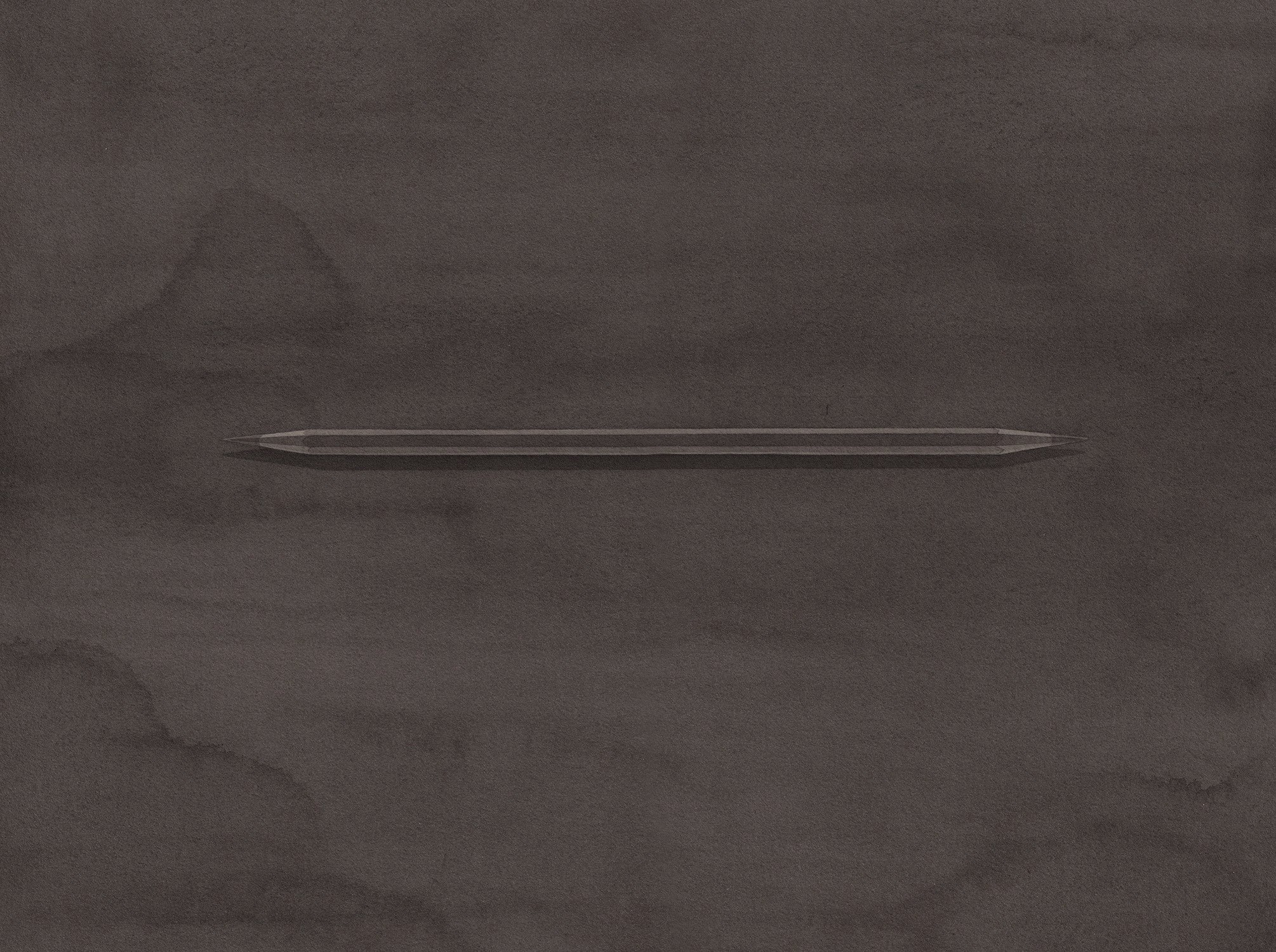 Kristīne Upīte / Kristine Upite – Pencil Grey · watercolor, graphite on paper · 26x35,5cm · 2025